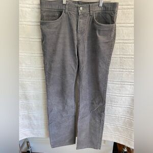 Brooks Brothers Gray Corduroy pants - 34x32